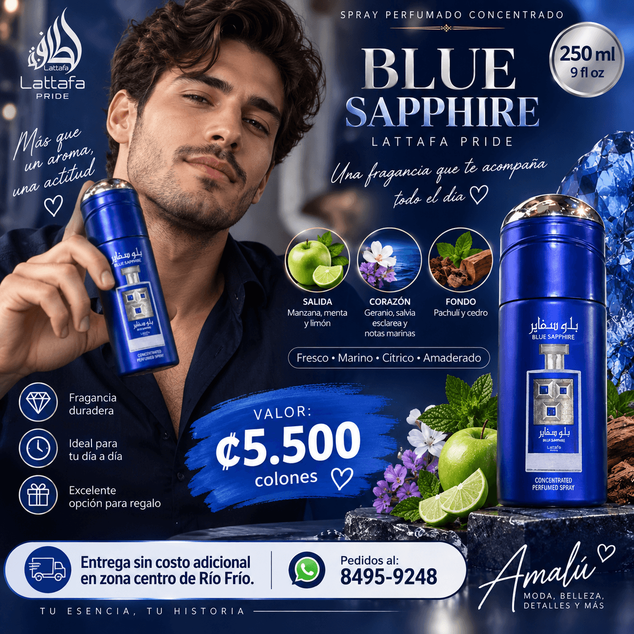 Body Spray Blue Sapphire
