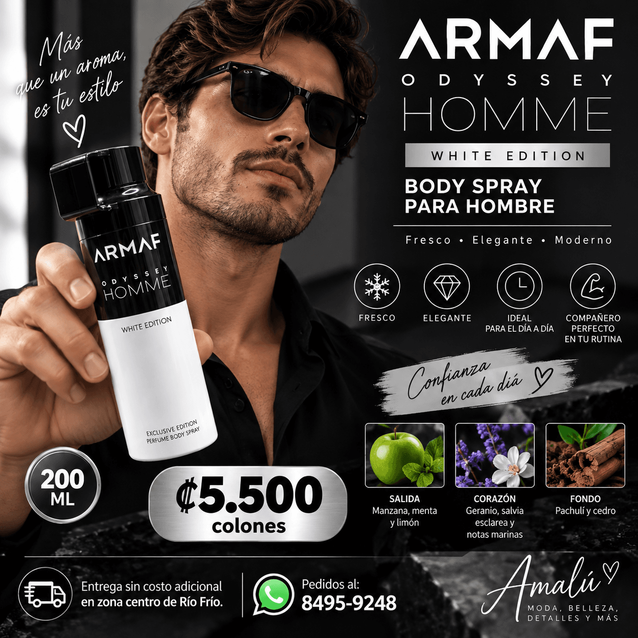 Body spray para Hombre 