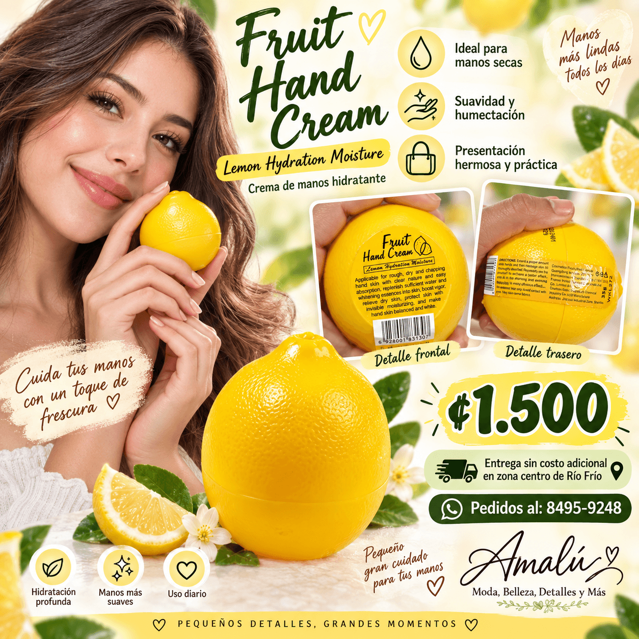 Crema de manos Hidratante 