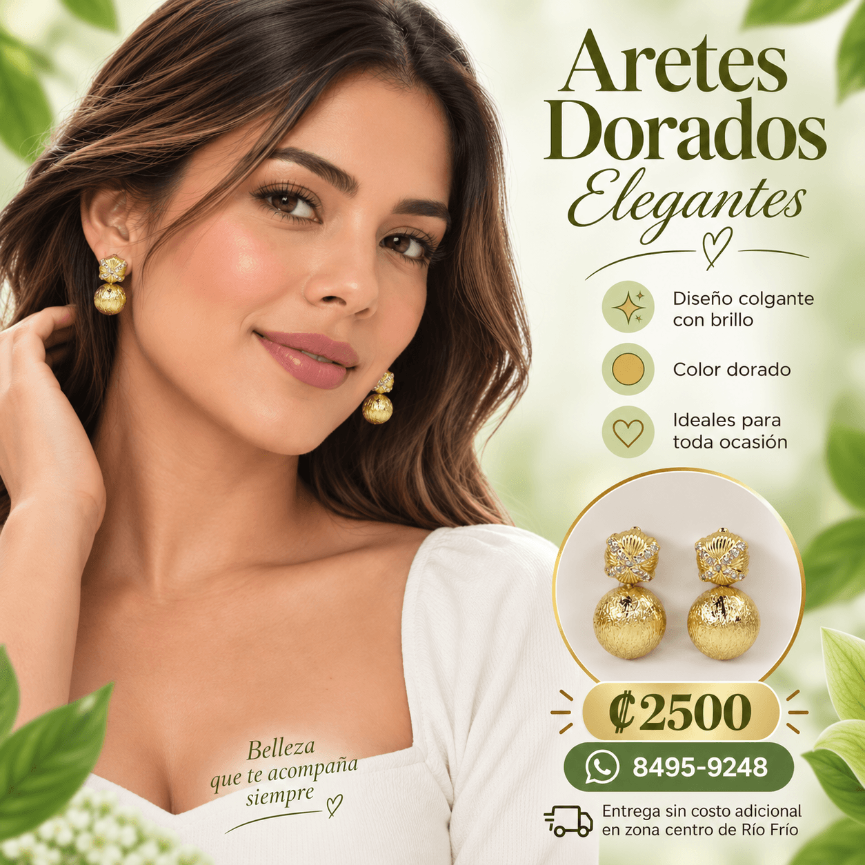 Aretes Acero Inoxidable