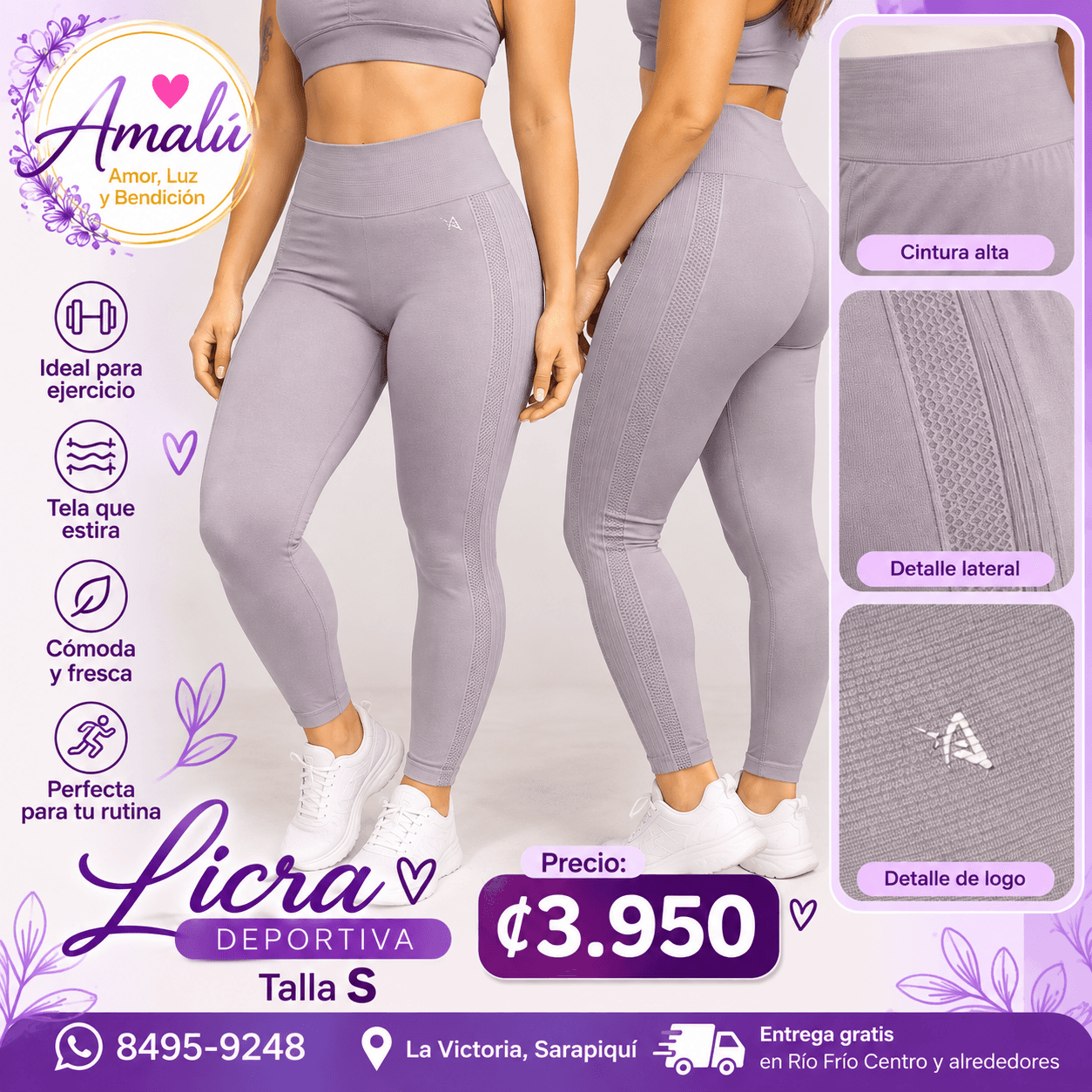 Licra deportiva talla S