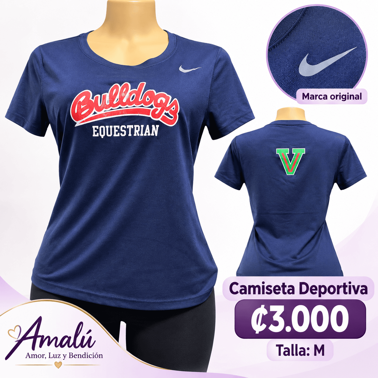 Camiseta deportiva americana talla M