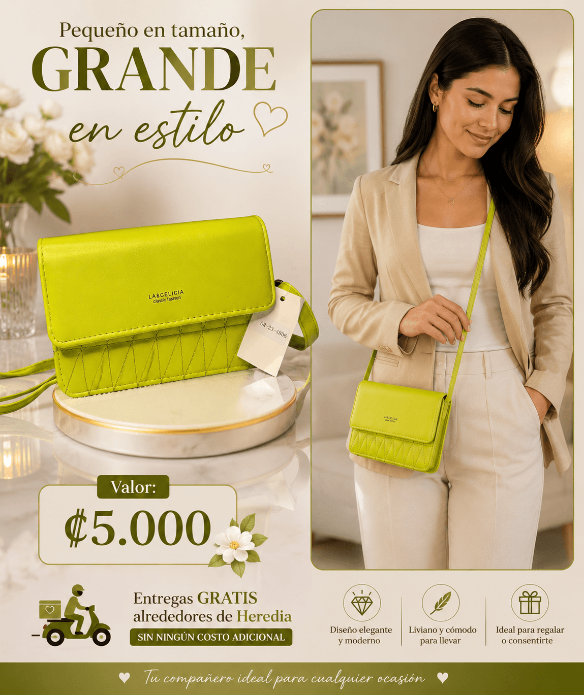 Bolso pequeño verde