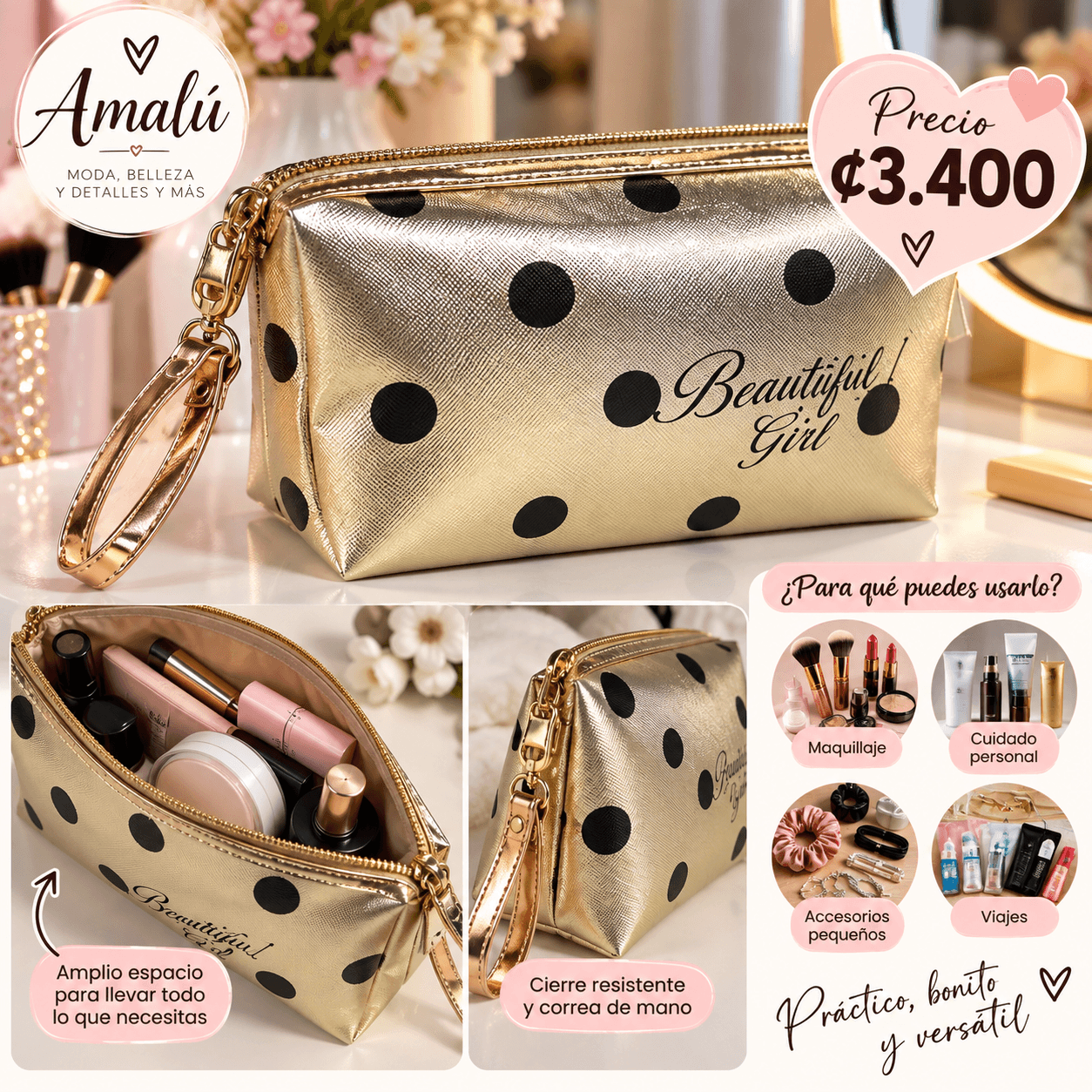 Estuche dorado