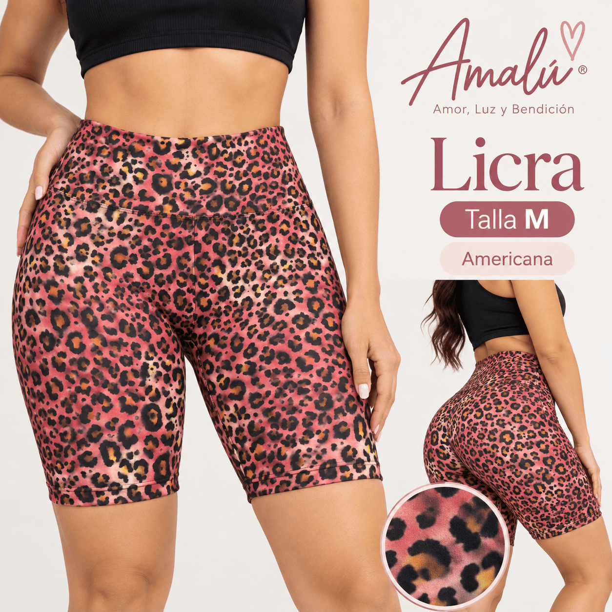 Licra deportiva estampada talla M
