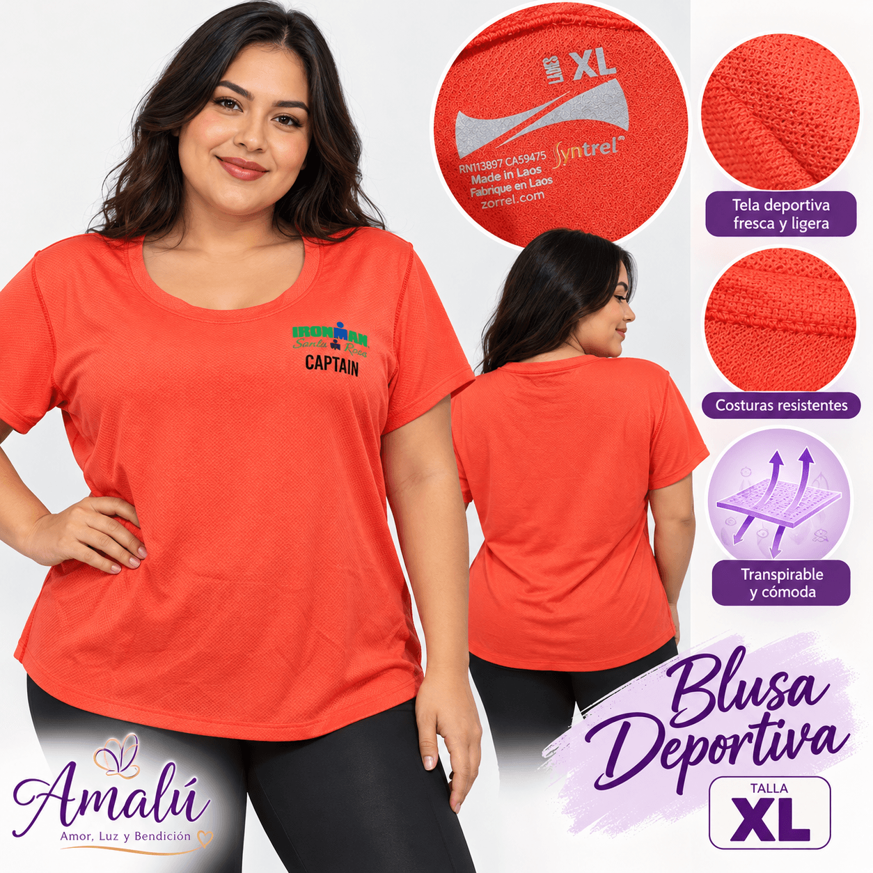 Short deportivo Intensity americano talla XXL