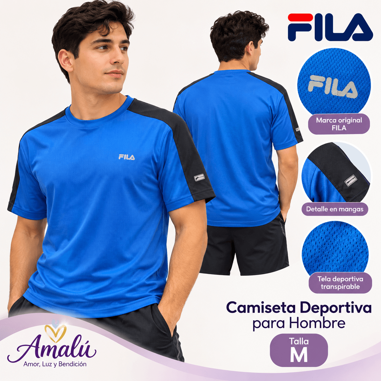 Camiseta deportiva FILA para hombre talla M