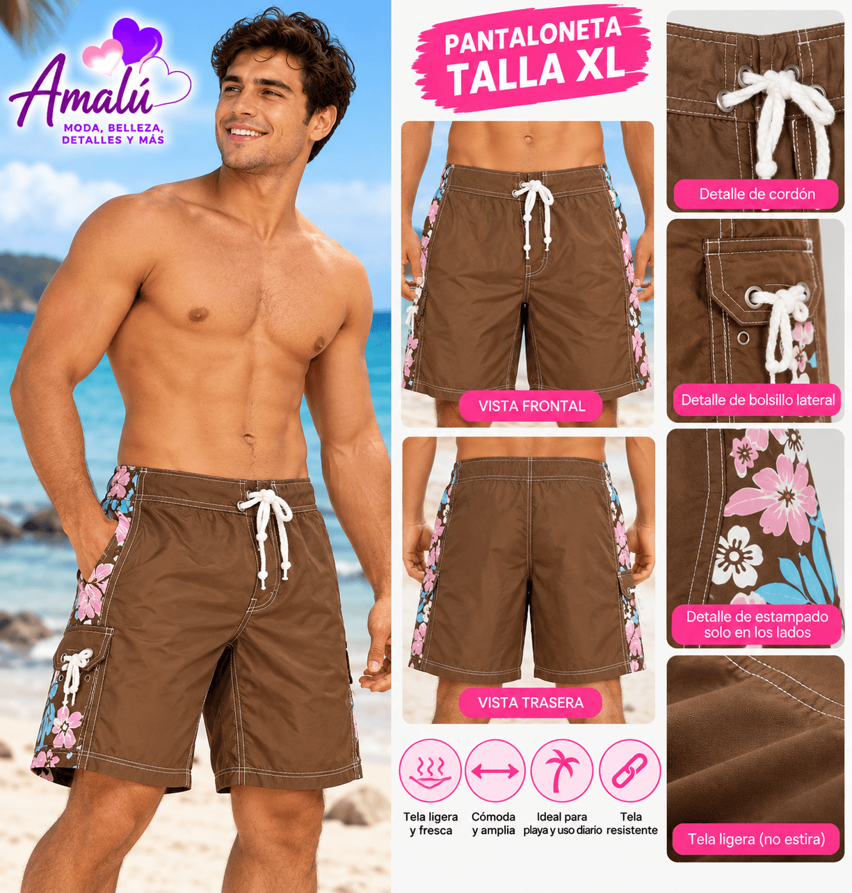 Pantaloneta americana XL